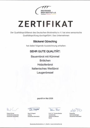 Brotprüfung 2026