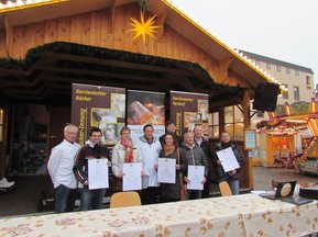 Bäckerei Gürsching bei Zertifikat-Verleihung