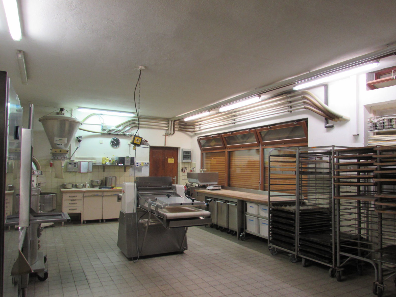 backen in der Bäckerei Gürsching